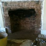 Fireplace - during